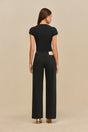 VIRGINIANA KNIT TOP - BLACK