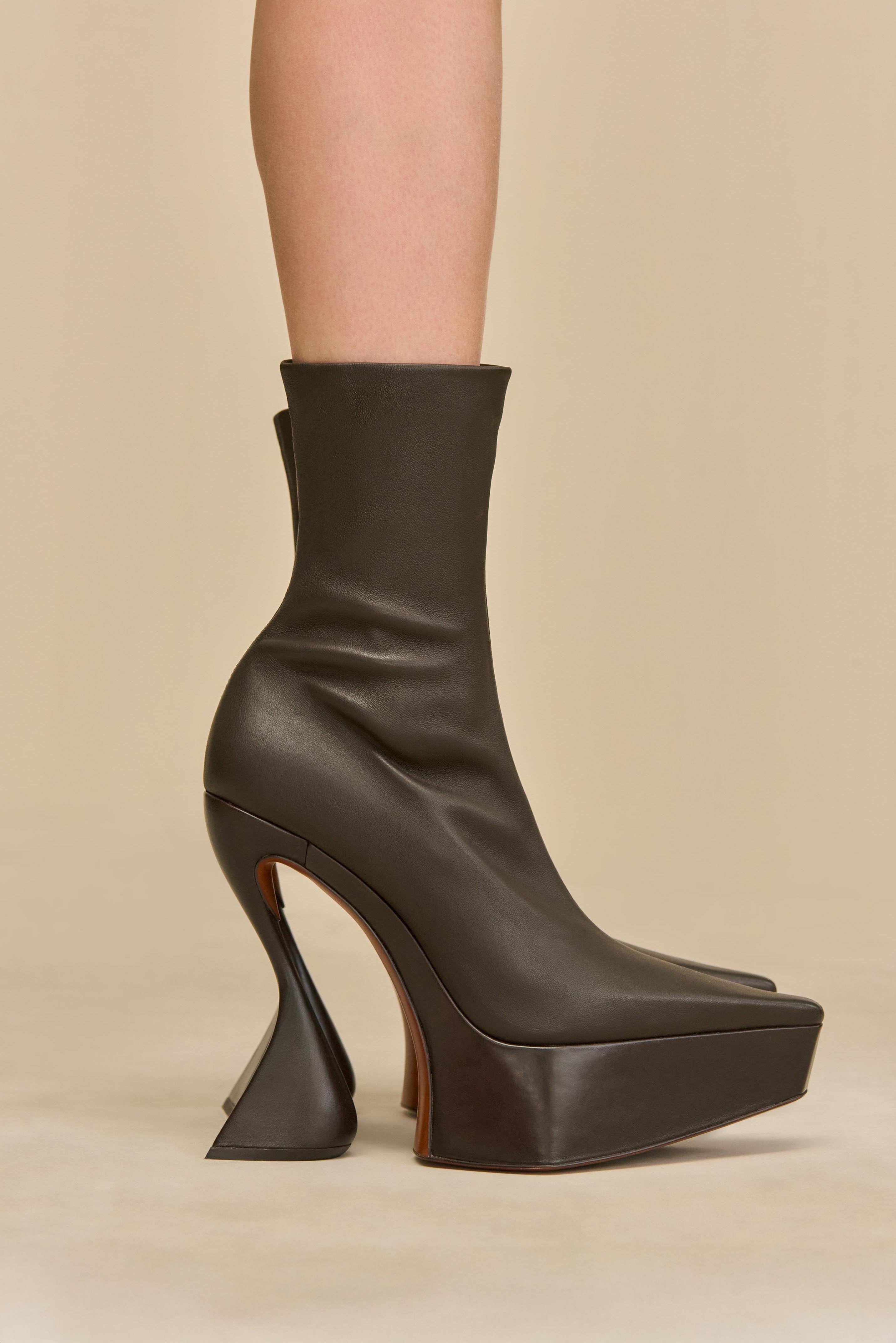 KAMARI PLATFORM BOOT - ESPRESSO