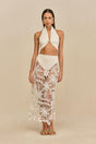 AMINA CROCHET SKIRT - WHITE