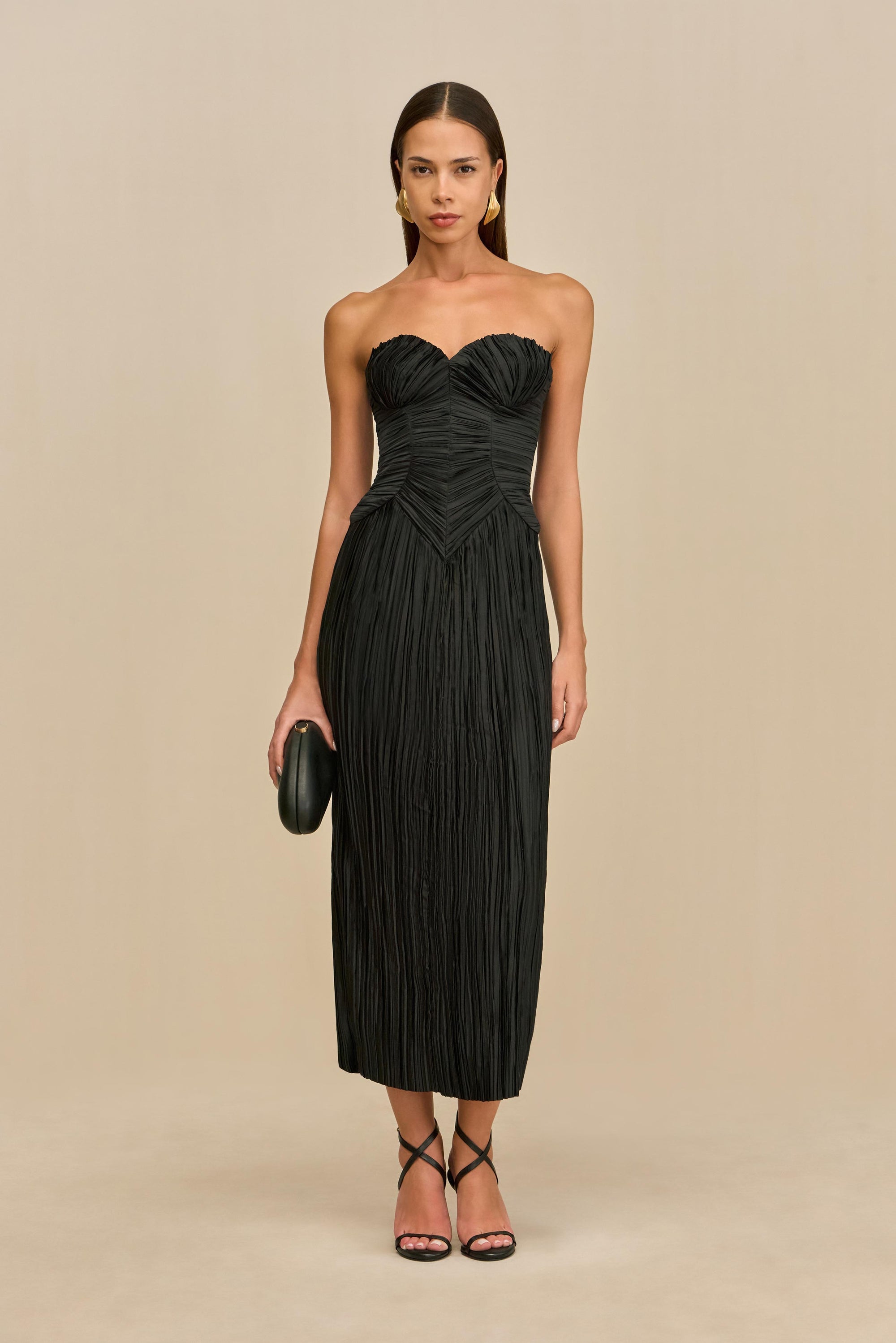 ASHIKA GOWN - BLACK