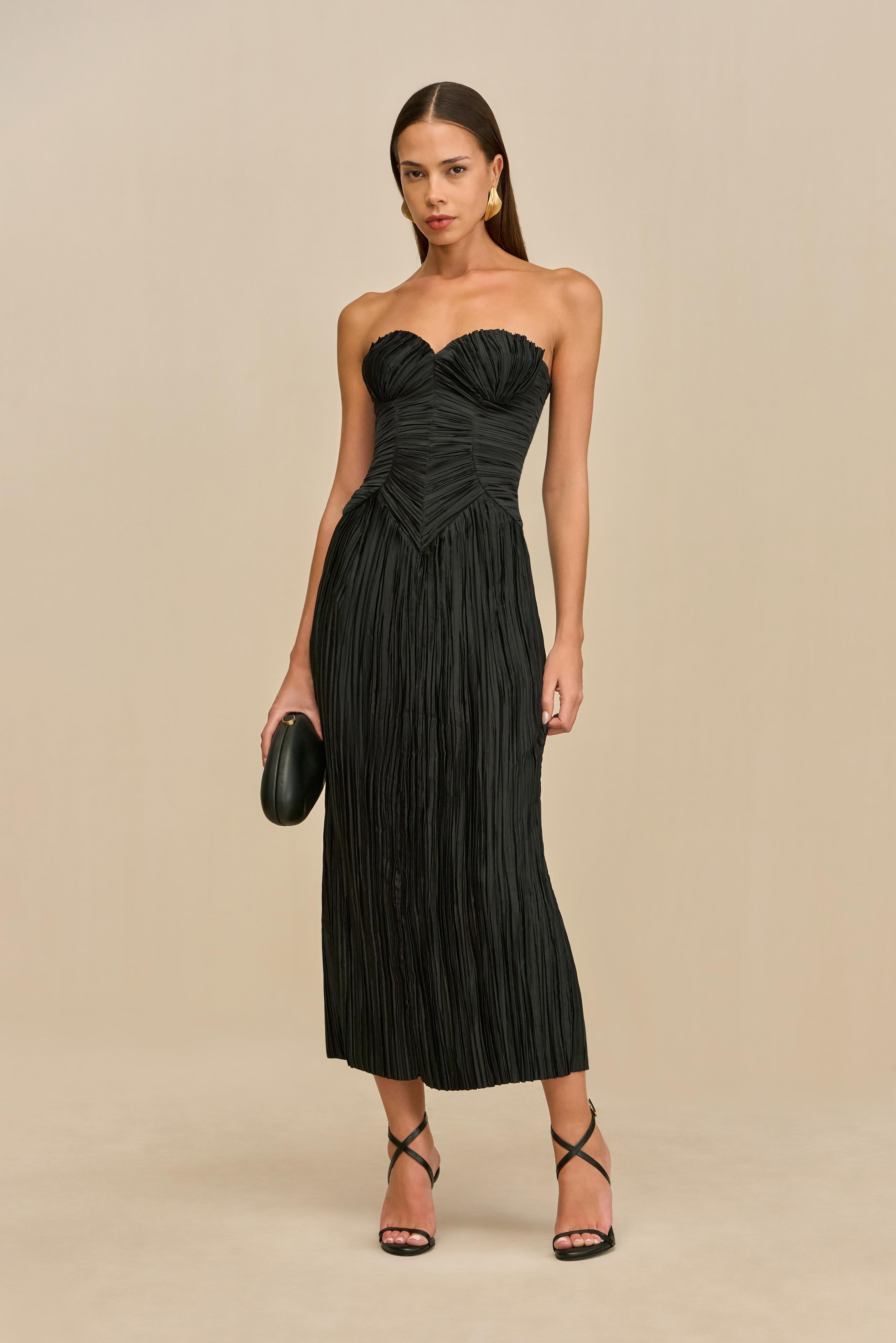 ASHIKA GOWN - BLACK