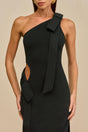 BLENDA KNIT DRESS - BLACK