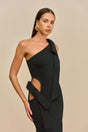 BLENDA KNIT DRESS - BLACK