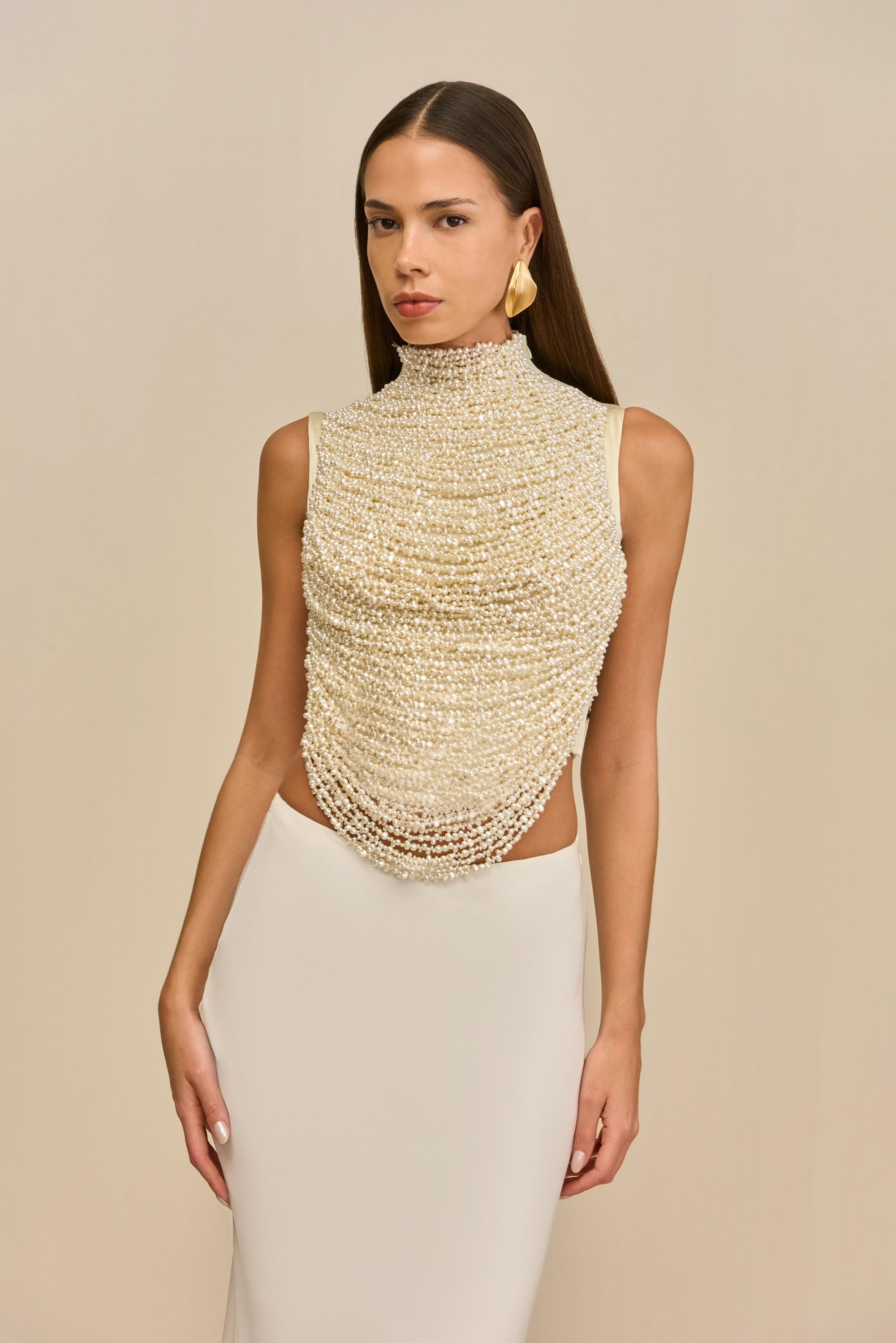 TARAJI TOP - PEARL