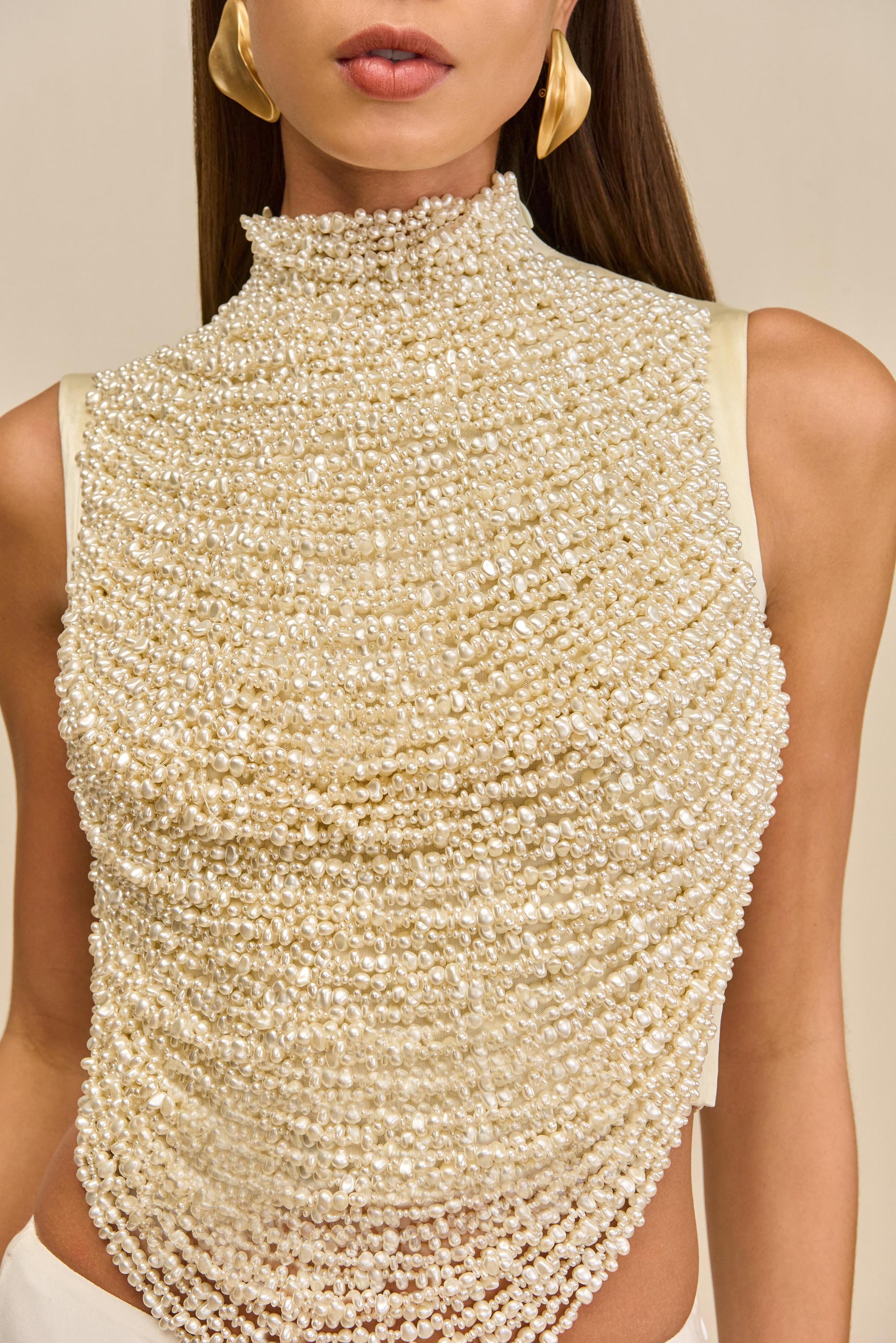 TARAJI TOP - PEARL