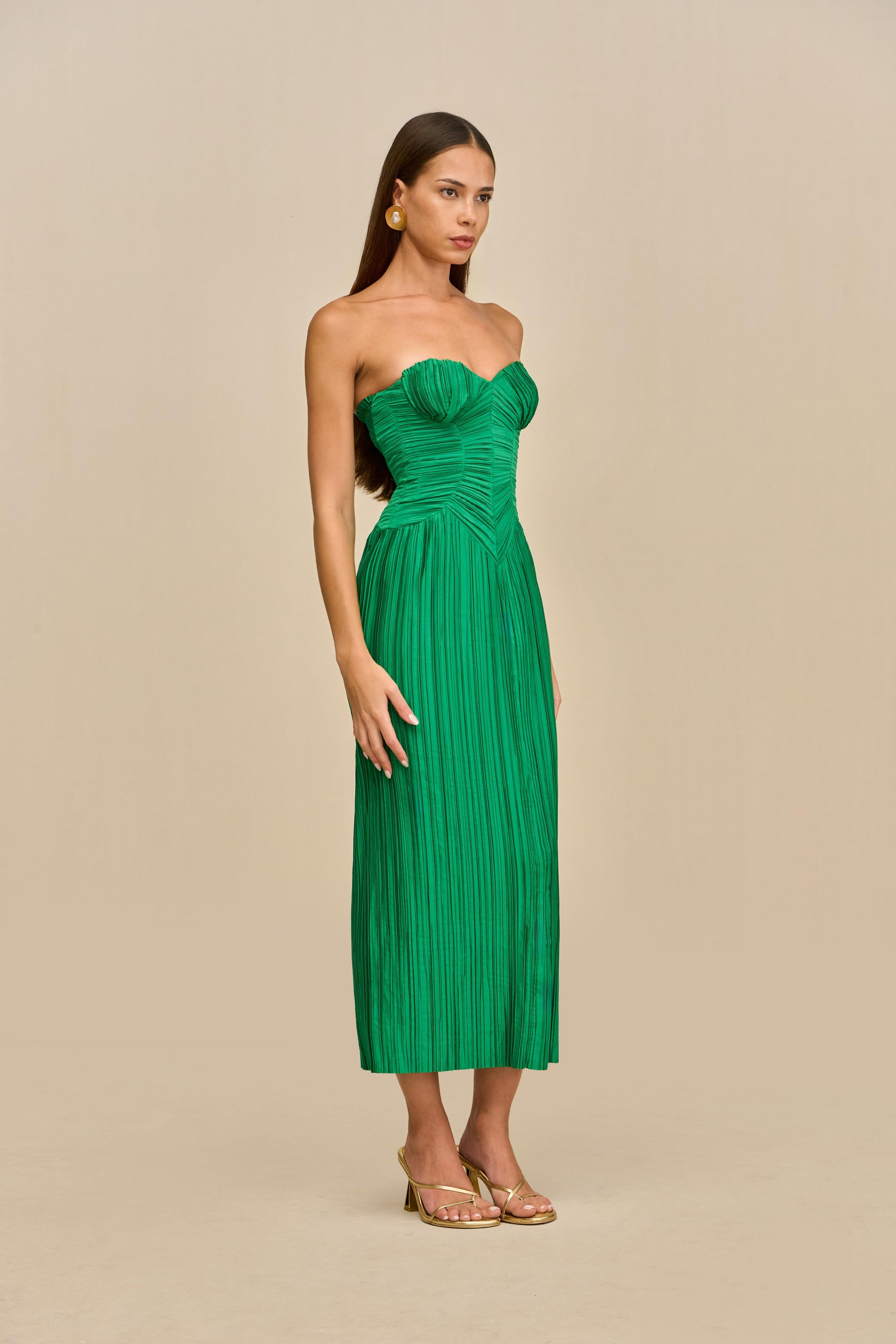 ASHIKA GOWN - MALACHITE