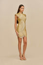LYON DRESS - LIGHT GOLD