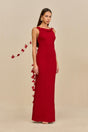 NYMERIA GOWN - MERLOT