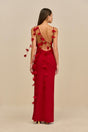 NYMERIA GOWN - MERLOT