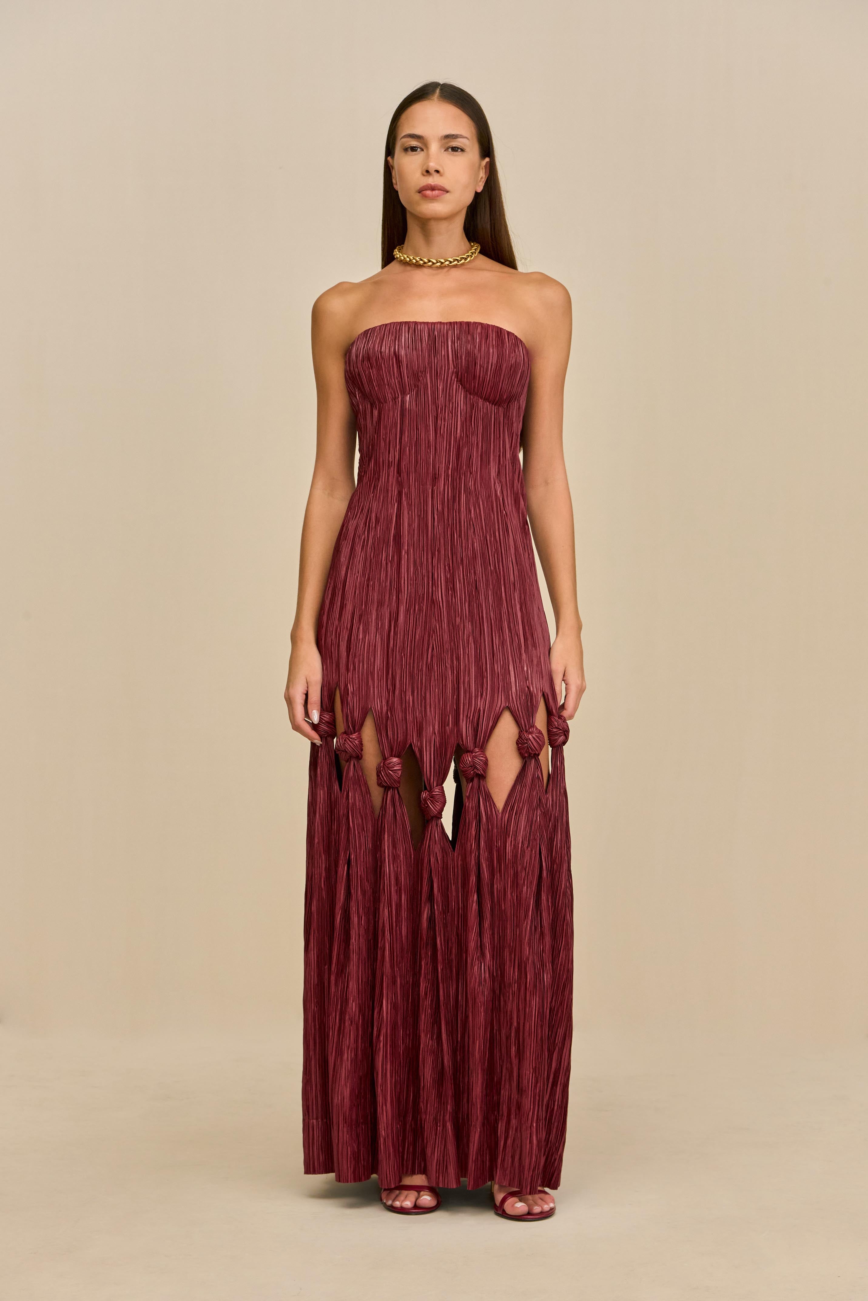 JAMISHA GOWN - CHIANTI