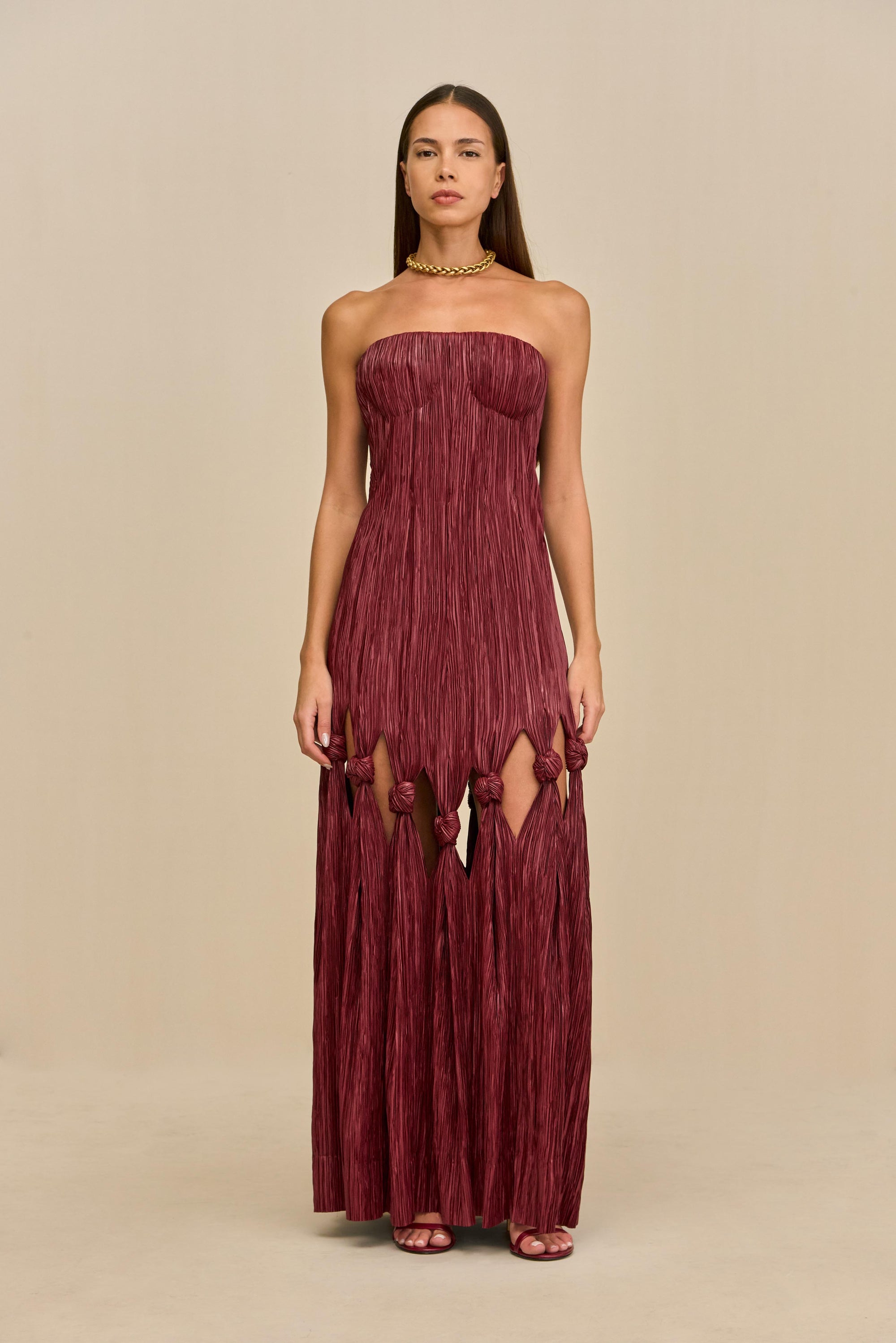 JAMISHA GOWN - CHIANTI