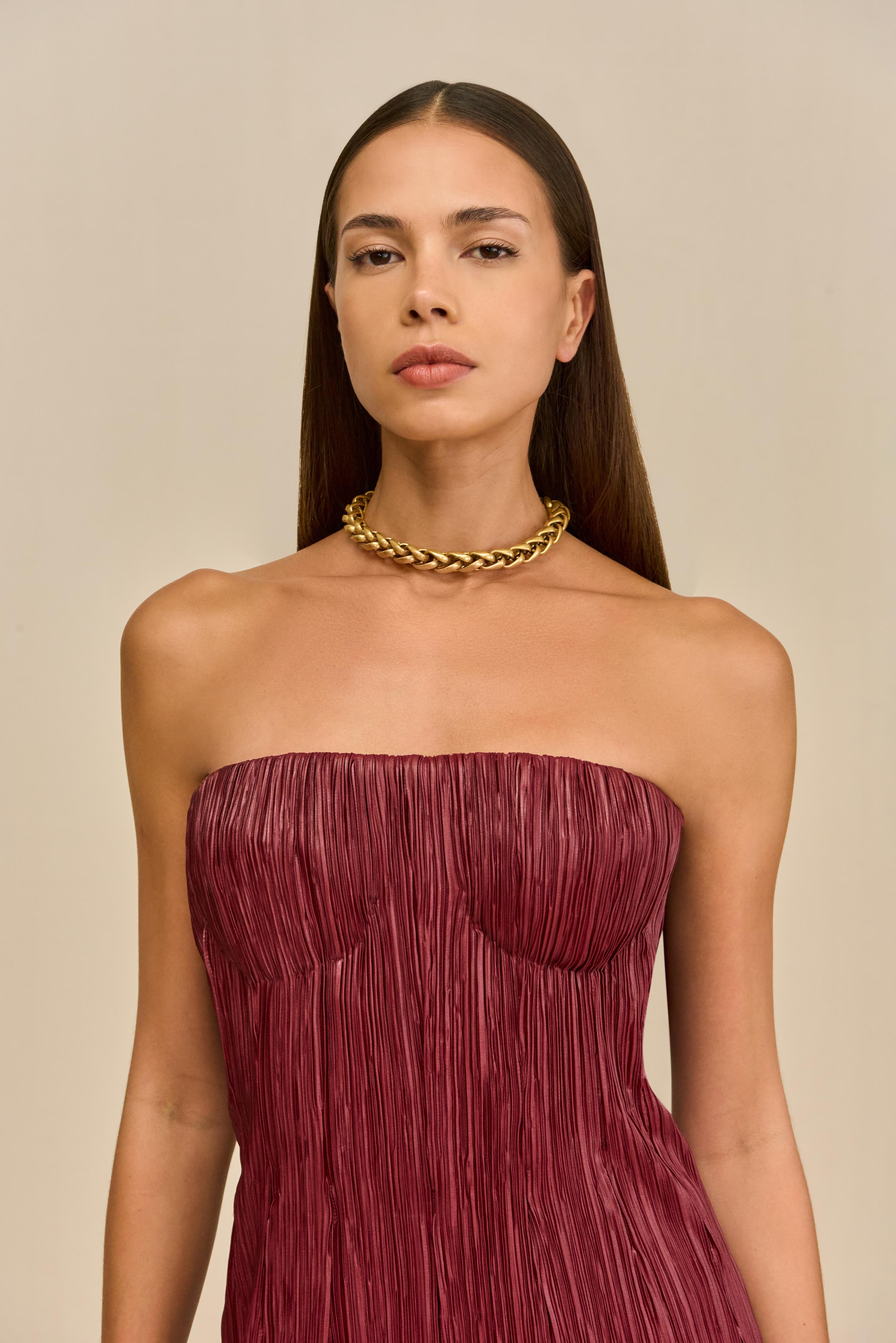 JAMISHA GOWN - CHIANTI