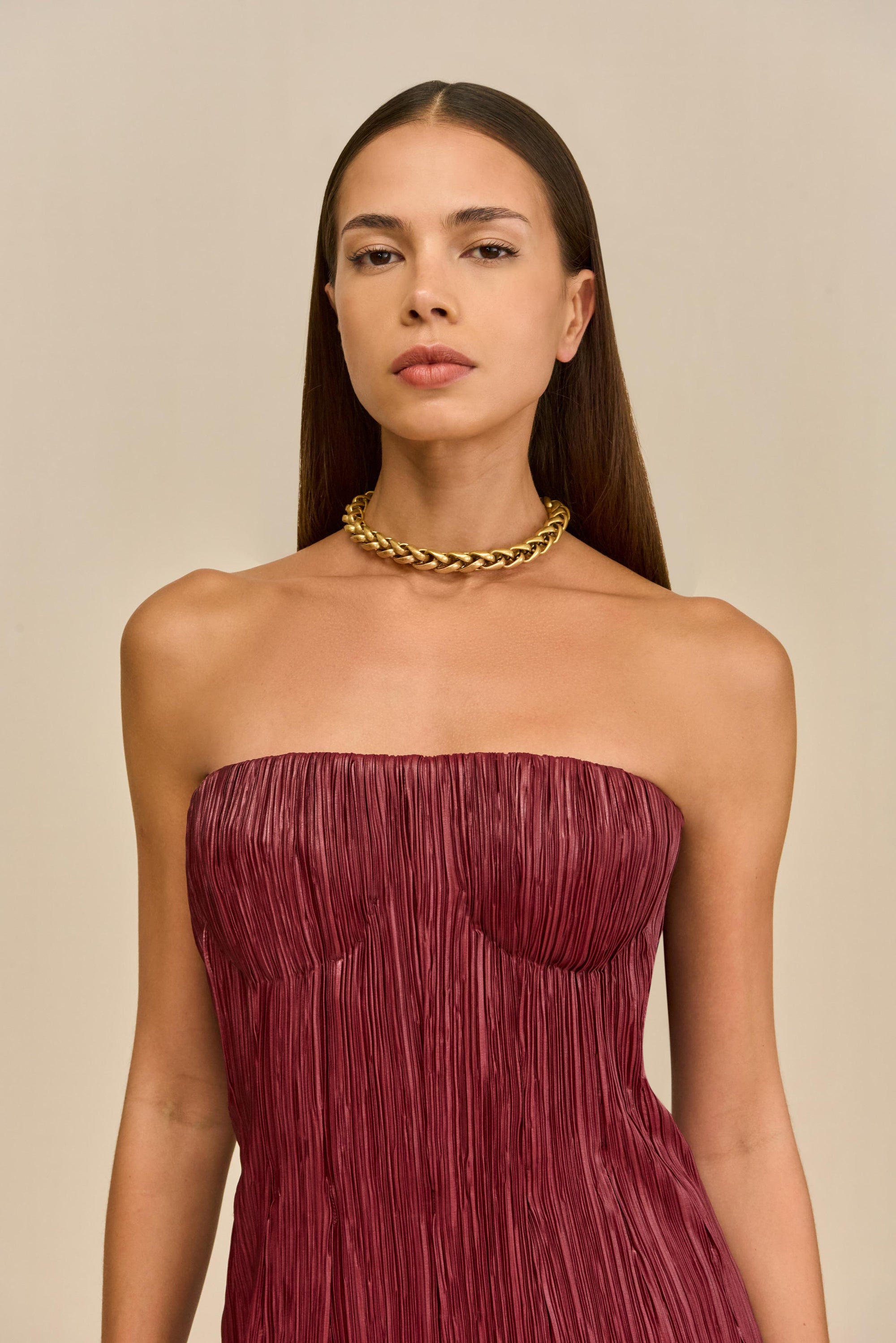 JAMISHA GOWN - CHIANTI