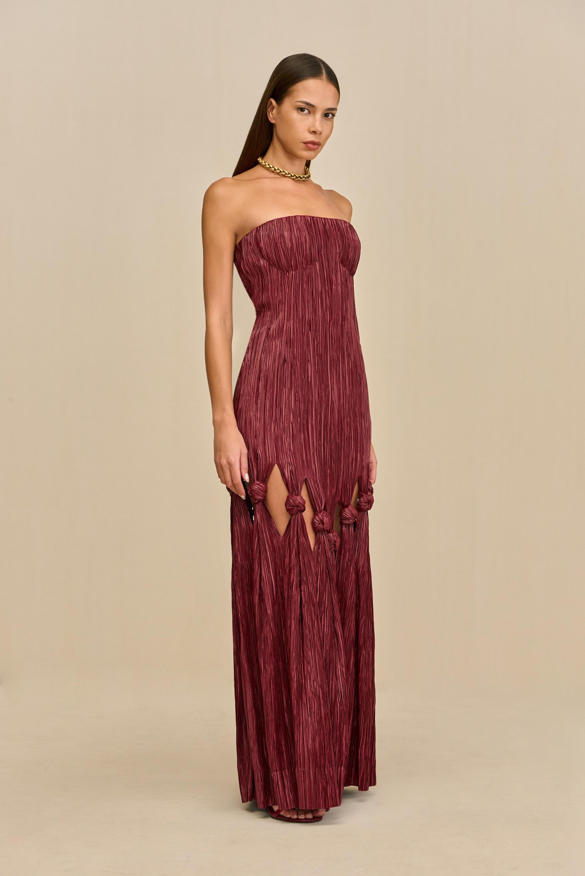 JAMISHA GOWN - CHIANTI
