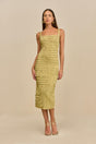 KYMIA KNIT DRESS - GOLD