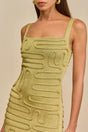 KYMIA KNIT DRESS - GOLD