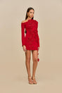 KAELA KNIT DRESS - MERLOT