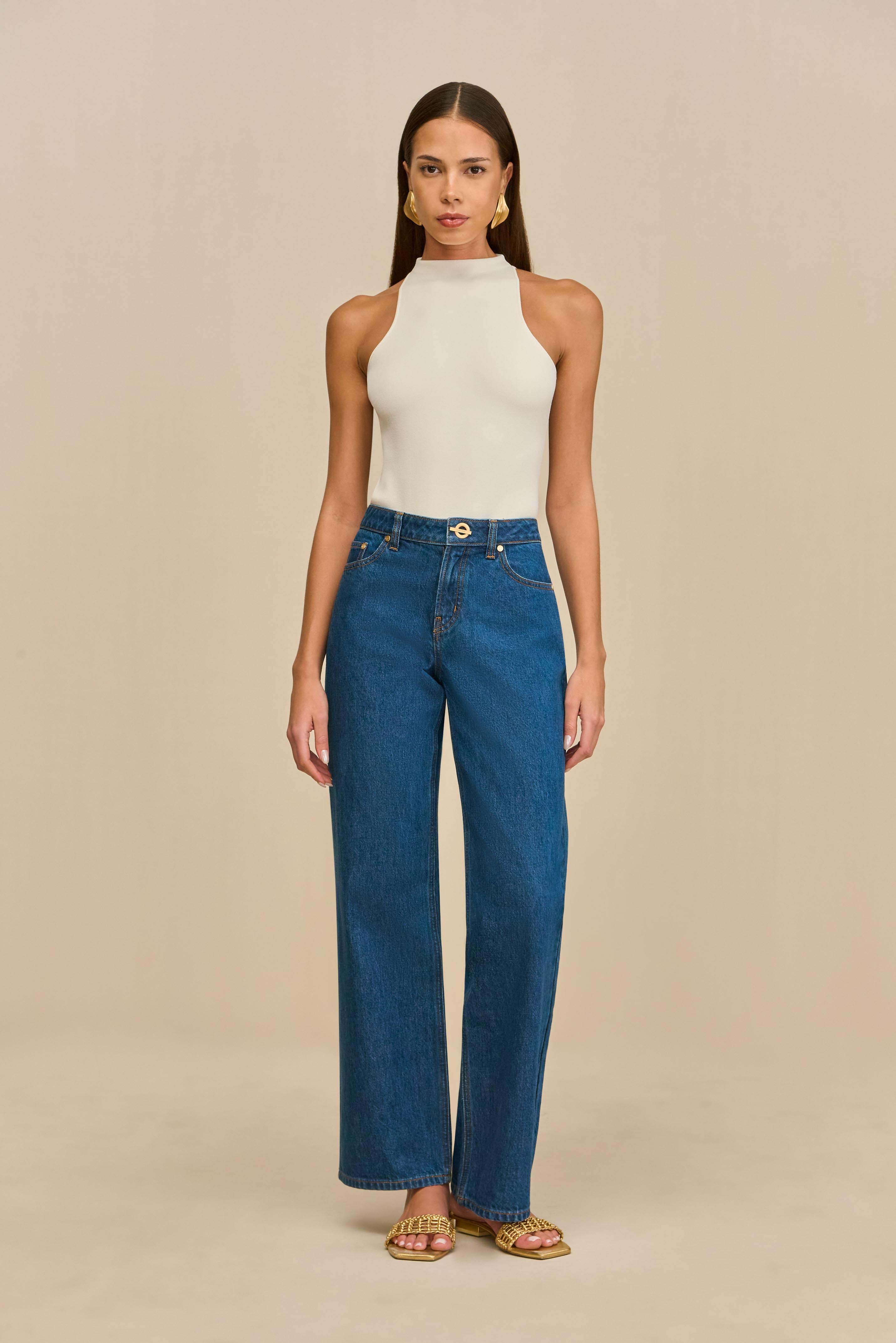 CASSIUS KNIT BODYSUIT - OFF WHITE