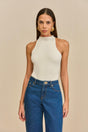 CASSIUS KNIT BODYSUIT - OFF WHITE