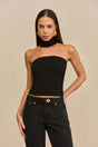 WALI KNIT TOP - BLACK