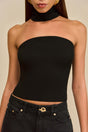 WALI KNIT TOP - BLACK