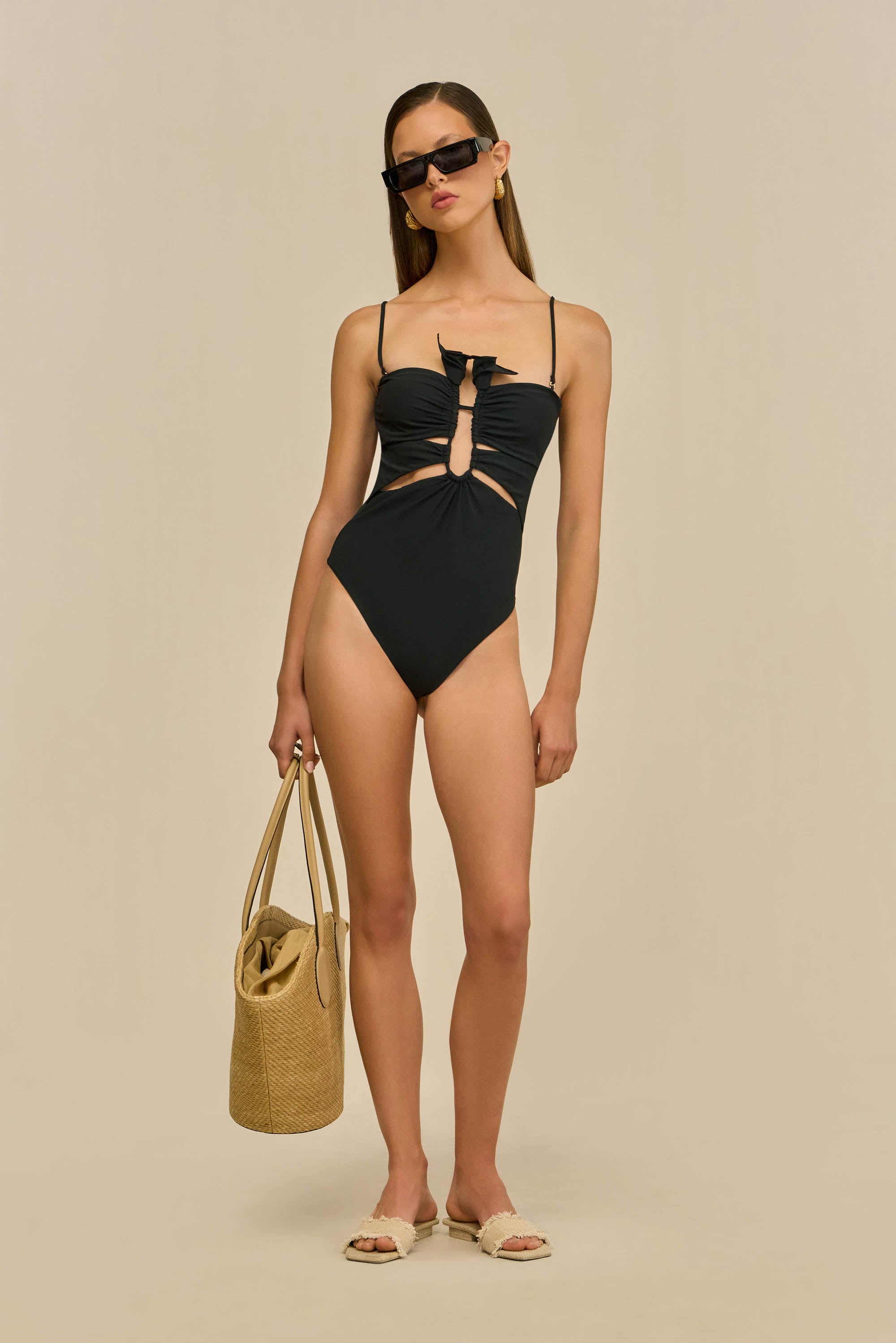 CELESTINE ONE PIECE - BLACK