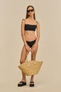 MAEVA BIKINI TOP - BLACK