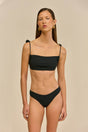 MAEVA BIKINI TOP - BLACK