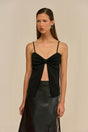 LENNON KNIT TOP - BLACK