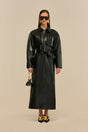 HAMMER TRENCH COAT - BLACK