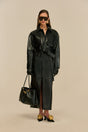 HAMMER TRENCH COAT - BLACK