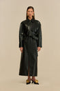 HAMMER TRENCH COAT - BLACK
