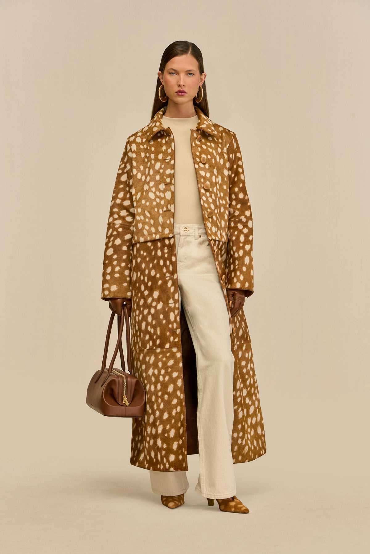 CULT GAIA GLINDA CONVERTIBLE COAT - CERVINO