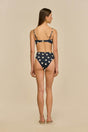 ALOUETTE BIKINI TOP - SMALL DOT DEEP LAKE