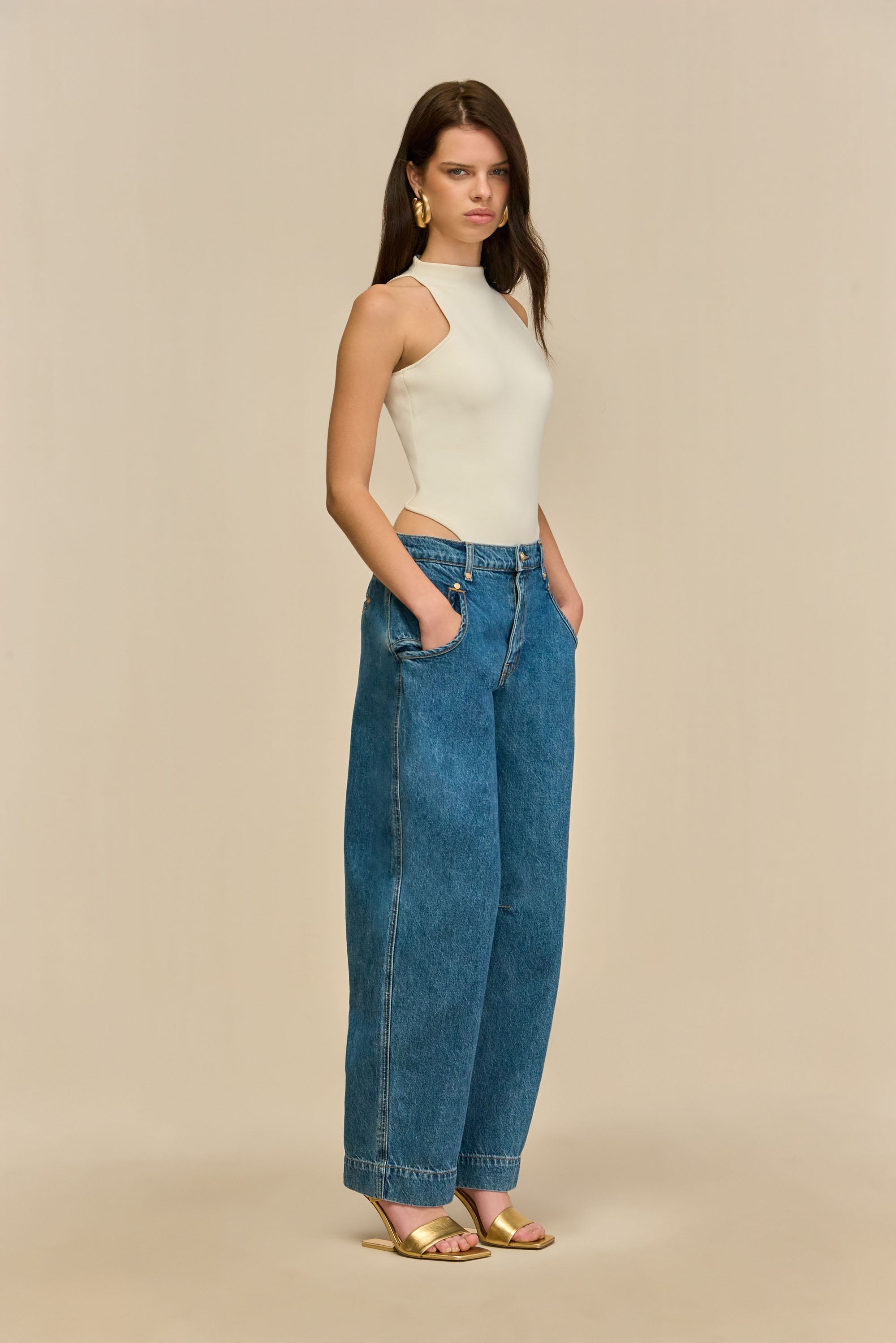 CASSIUS KNIT BODYSUIT - OFF WHITE