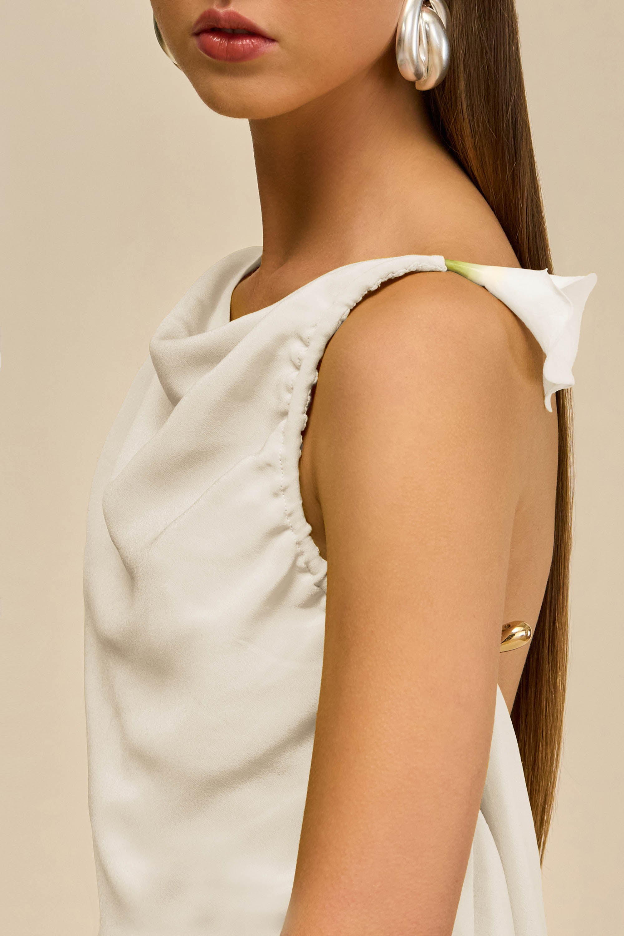 CELESTINA GOWN - OFF WHITE