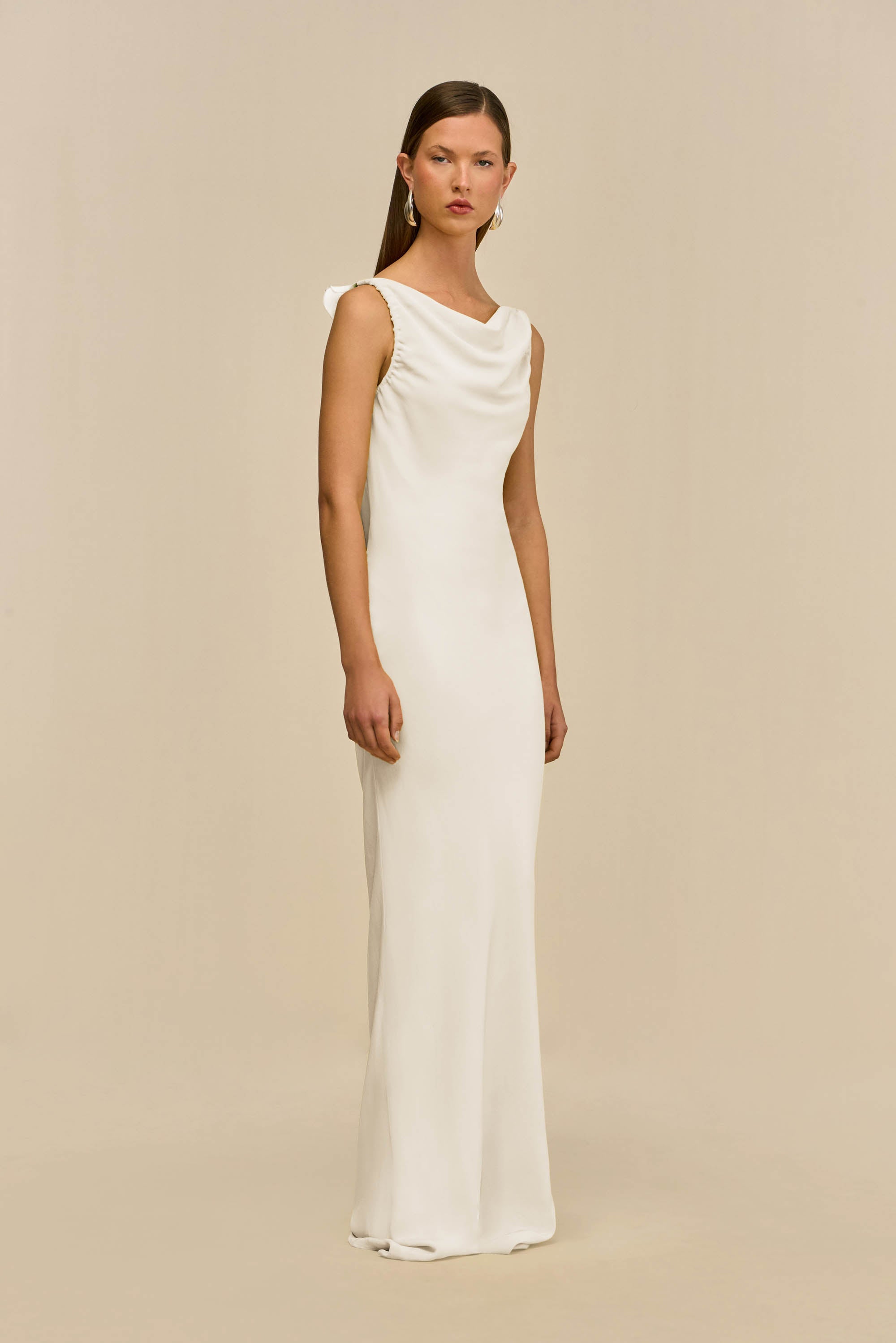 CELESTINA GOWN - OFF WHITE