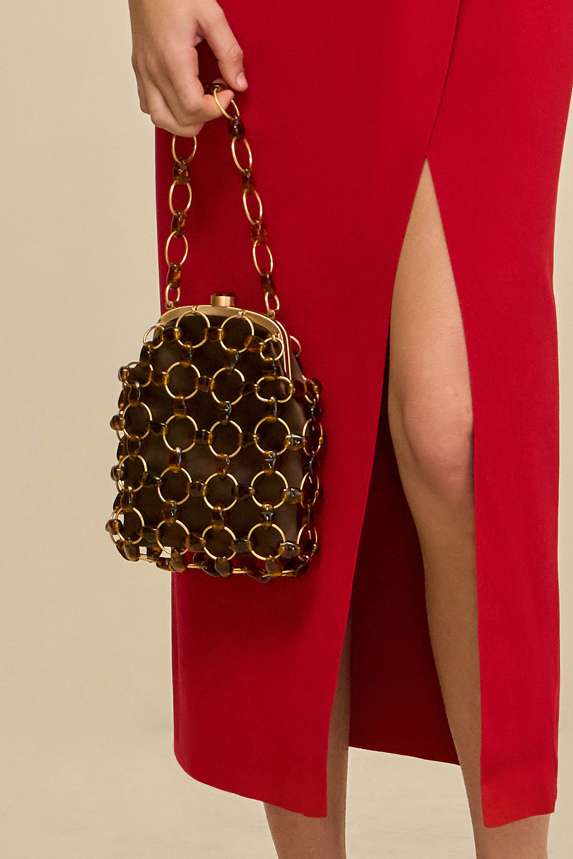 BRIELLE WRISTLET - CARAMEL TORTOISE