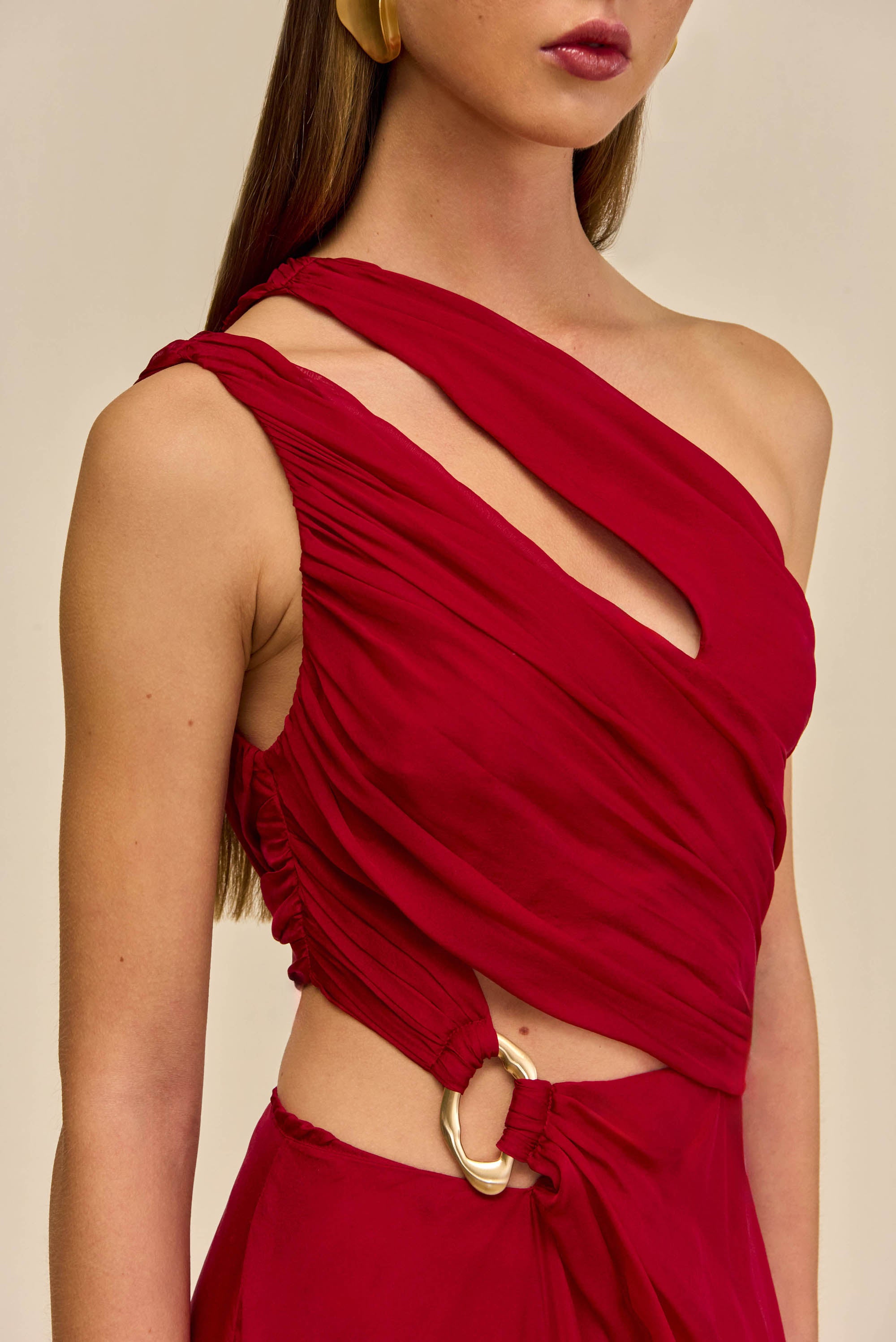 ZAN GOWN - MERLOT
