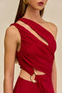 ZAN GOWN - MERLOT
