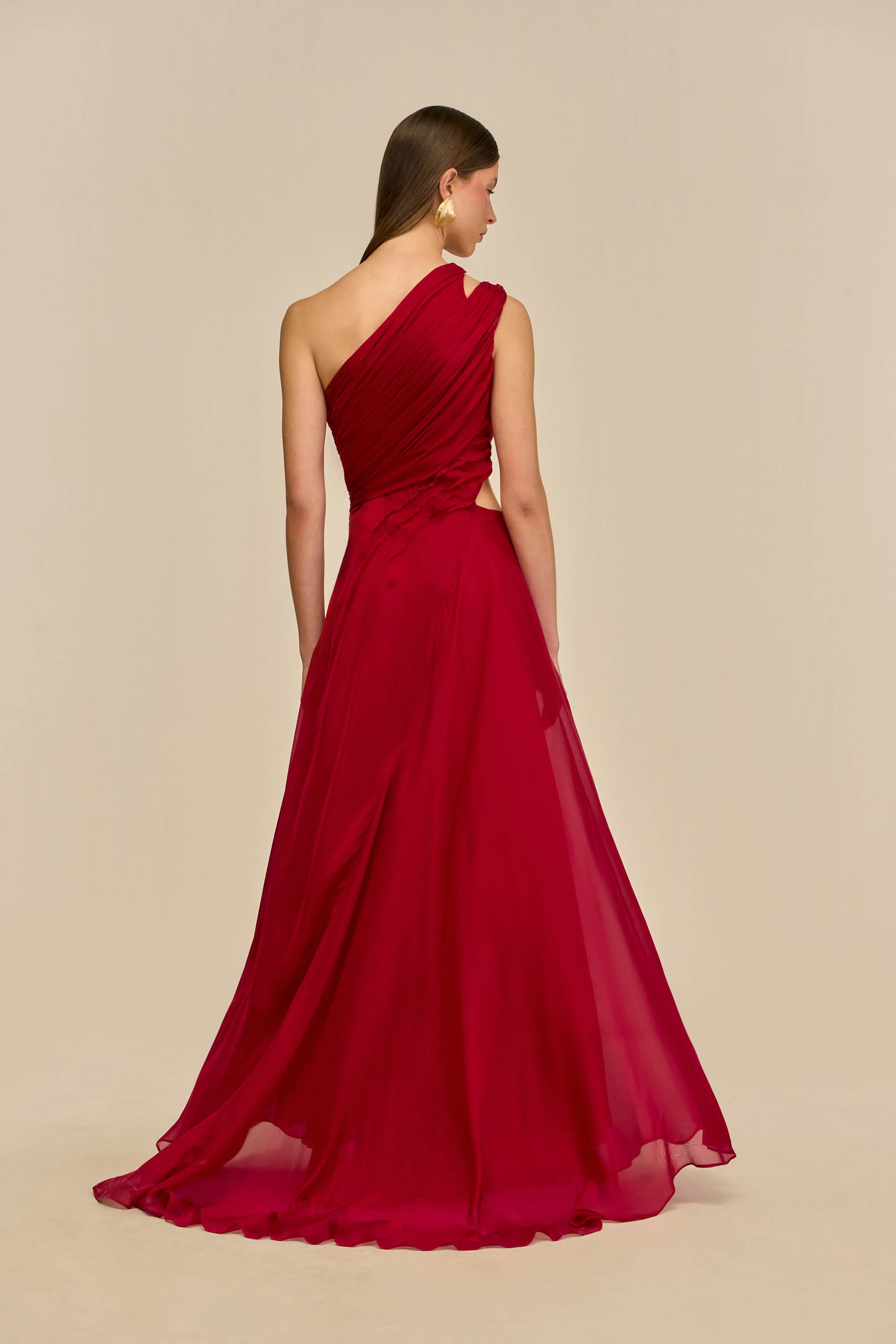 ZAN GOWN - MERLOT