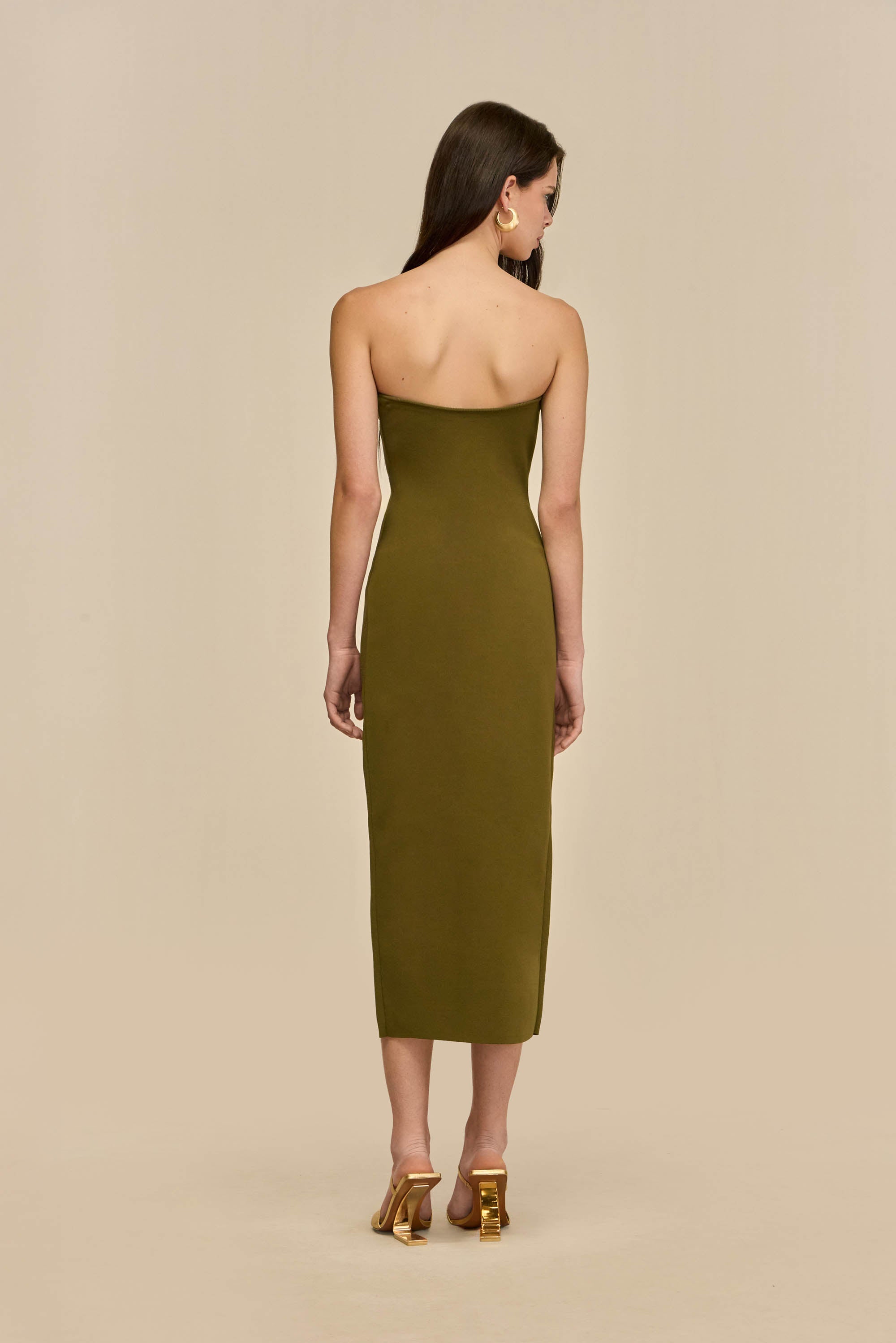 BRUNELO KNIT DRESS - ROSEMARY