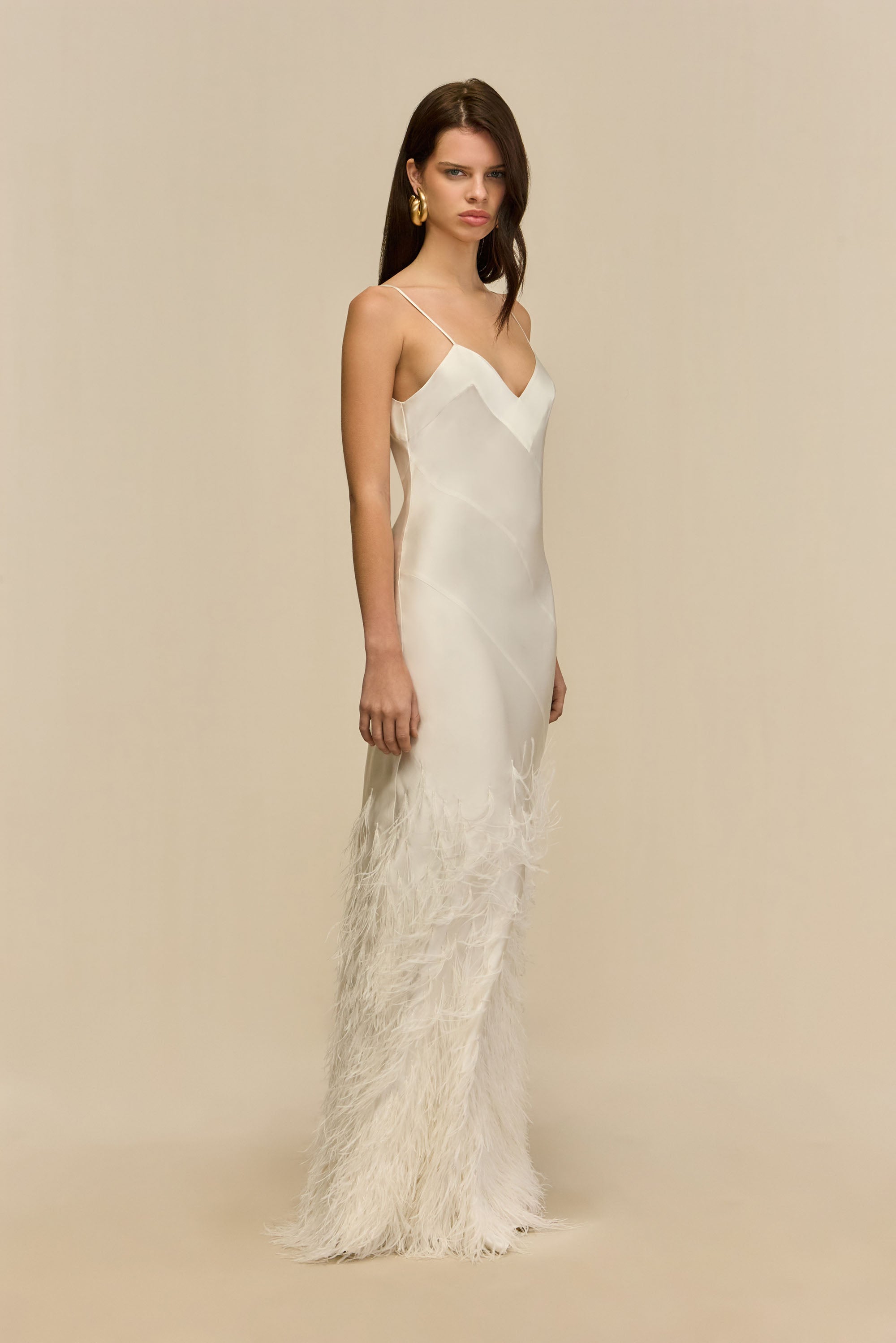 HANSAL GOWN - OFF WHITE