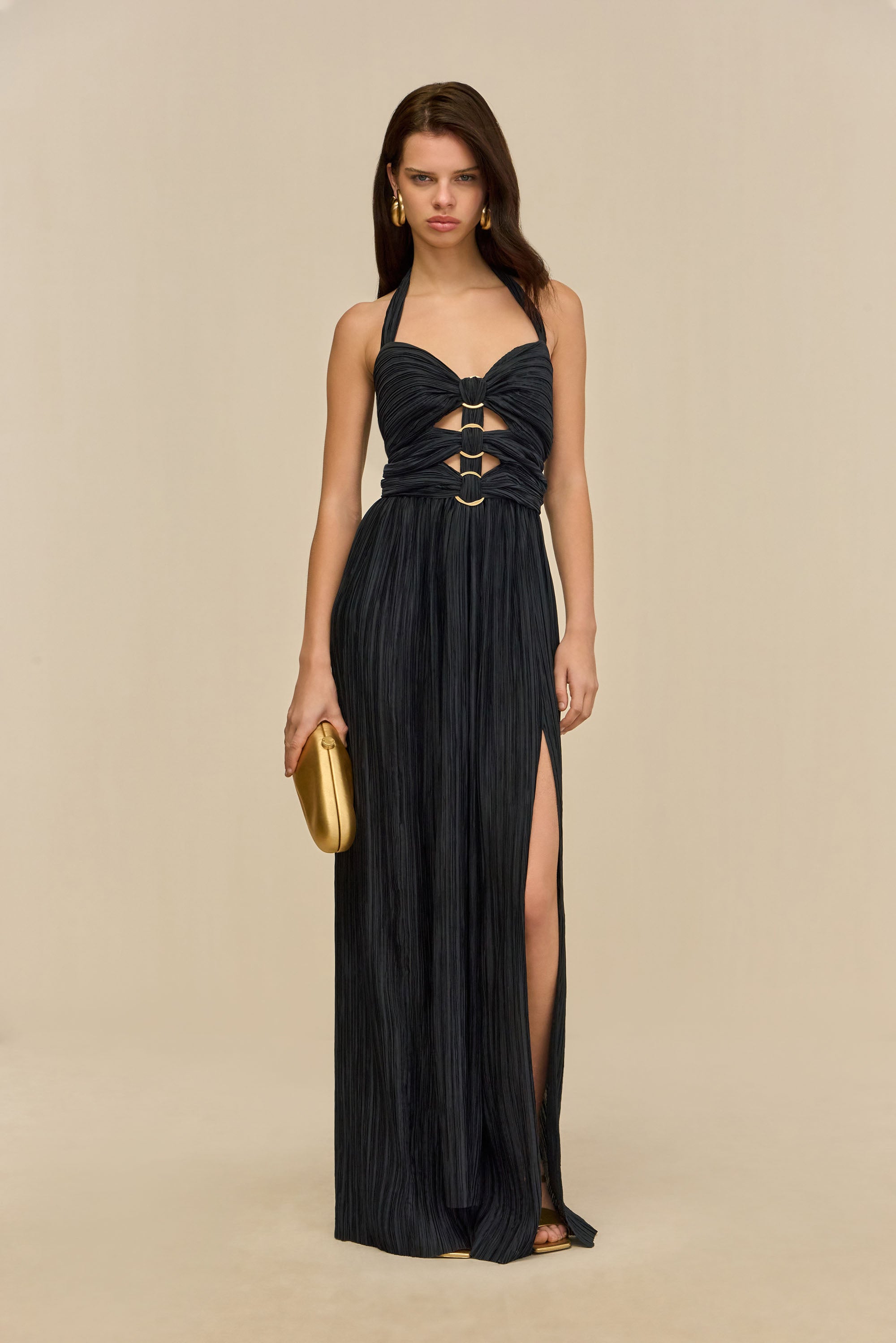 NAILAH GOWN - DEEP LAKE