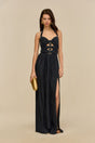 NAILAH GOWN - DEEP LAKE