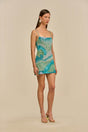 BEBE DRESS - LANDSCAPE PRINT