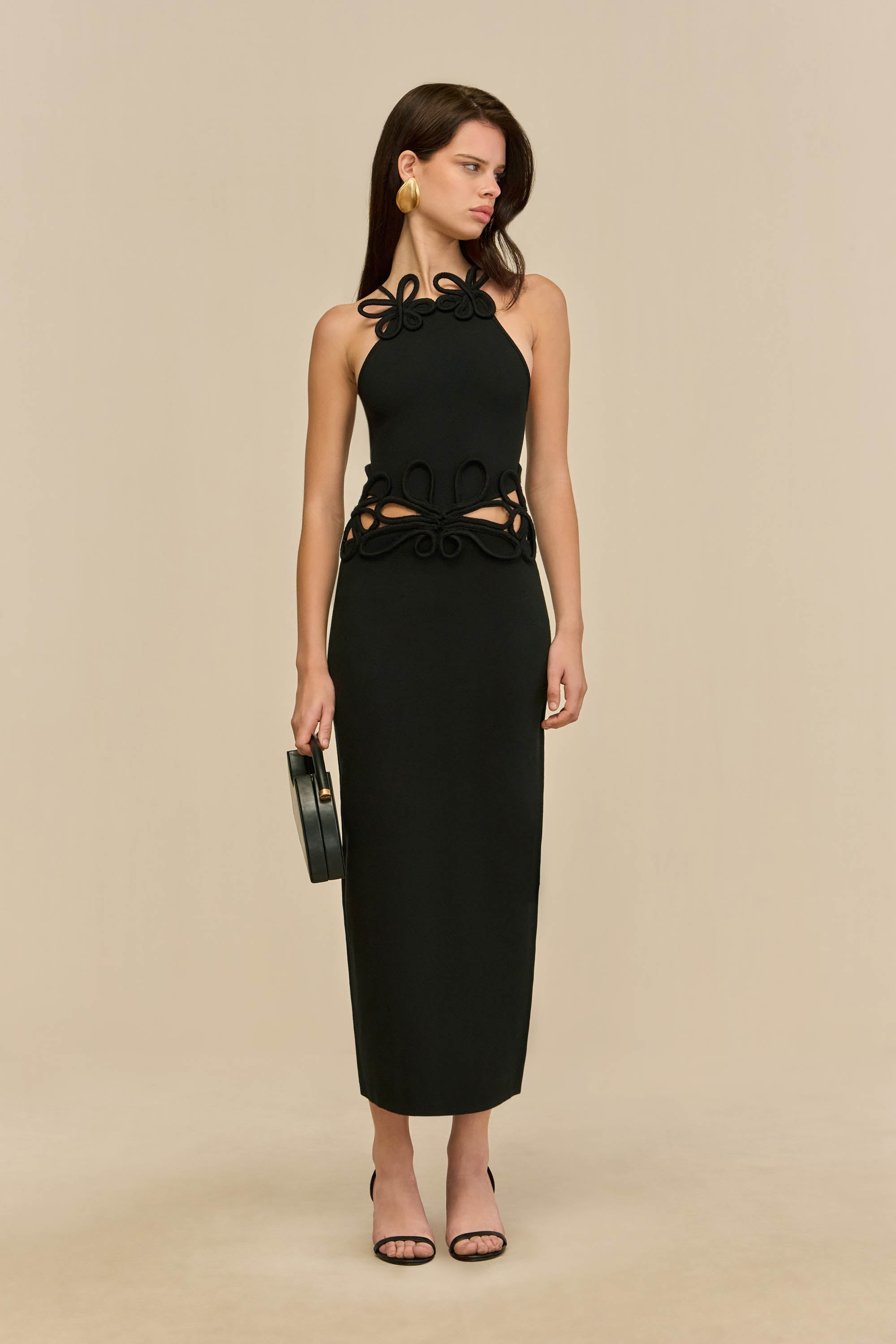 JENA KNIT DRESS - BLACK