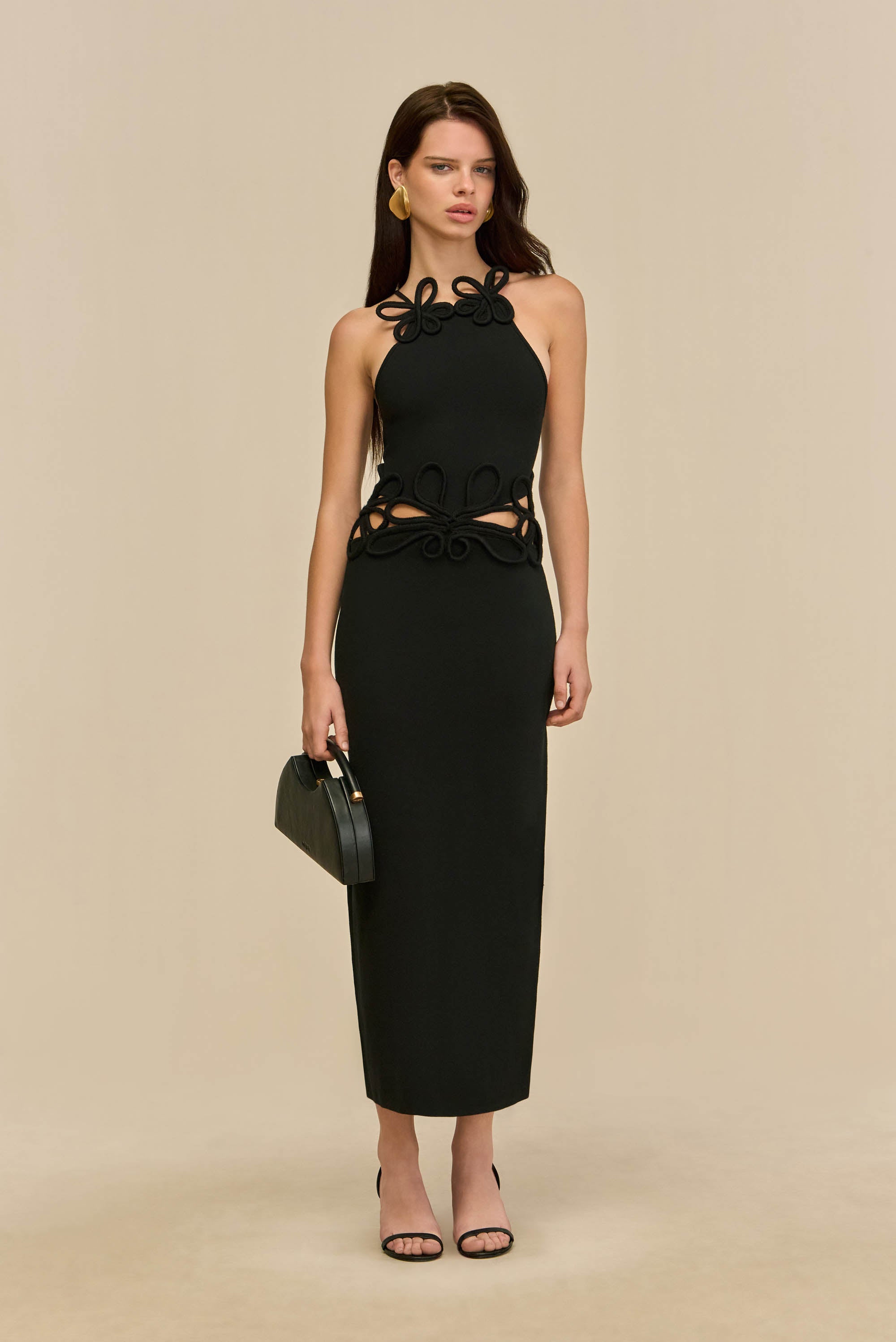 JENA KNIT DRESS - BLACK