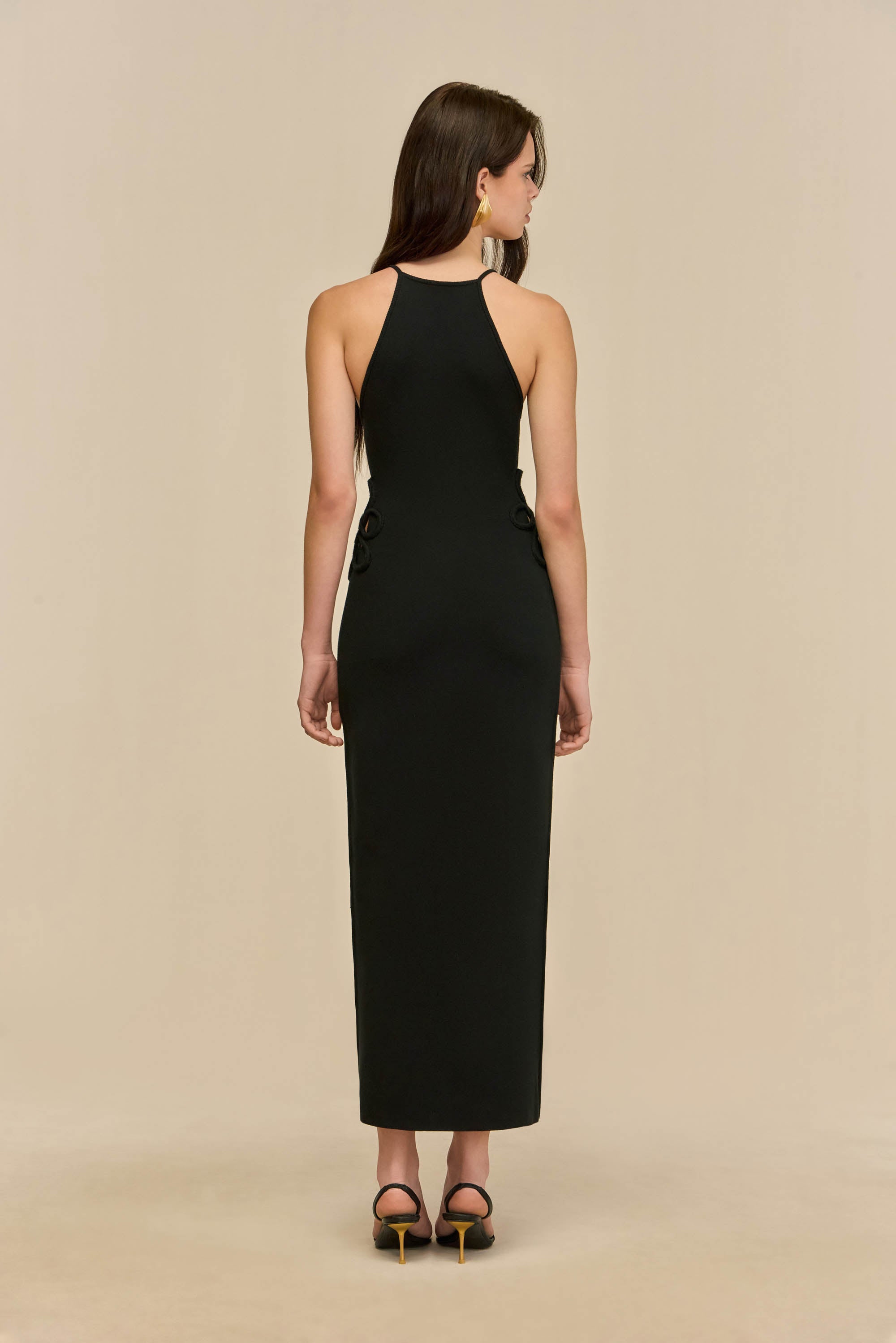 JENA KNIT DRESS - BLACK