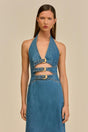 ESTELLE DRESS - STONE WASH